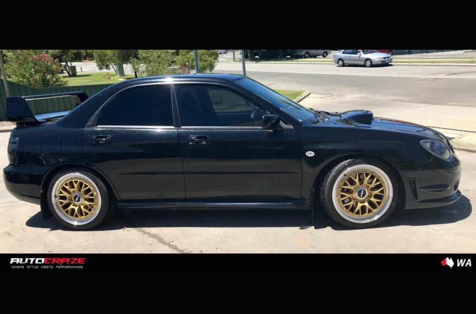 SUBARU WRX LSR GOLD POLISH LIP